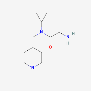 2-Amino-N-cyclopropyl-N-(1-methyl-piperidin-4-ylmethyl)-acetamide