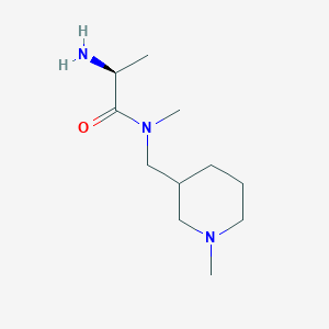 (S)-2-Amino-N-methyl-N-(1-methyl-piperidin-3-ylmethyl)-propionamide