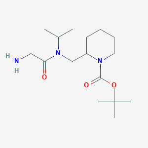 2-{[(2-Amino-acetyl)-isopropyl-amino]-methyl}-piperidine-1-carboxylic acid tert-butyl ester