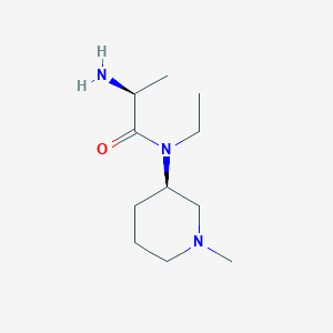 (S)-2-Amino-N-ethyl-N-((R)-1-methylpiperidin-3-yl)propanamide