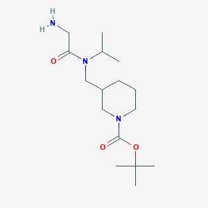 3-{[(2-Amino-acetyl)-isopropyl-amino]-methyl}-piperidine-1-carboxylic acid tert-butyl ester