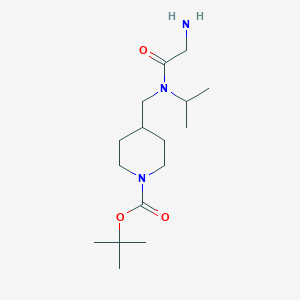 4-{[(2-Amino-acetyl)-isopropyl-amino]-methyl}-piperidine-1-carboxylic acid tert-butyl ester