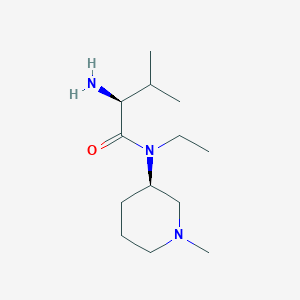 (S)-2-Amino-N-ethyl-3-methyl-N-((R)-1-methyl-piperidin-3-yl)-butyramide