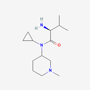 (S)-2-Amino-N-cyclopropyl-3-methyl-N-(1-methyl-piperidin-3-yl)-butyramide