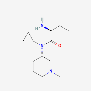 (S)-2-Amino-N-cyclopropyl-3-methyl-N-((S)-1-methyl-piperidin-3-yl)-butyramide