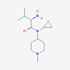 (S)-2-Amino-N-cyclopropyl-3-methyl-N-(1-methyl-piperidin-4-yl)-butyramide