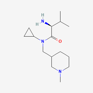 (S)-2-Amino-N-cyclopropyl-3-methyl-N-(1-methyl-piperidin-3-ylmethyl)-butyramide