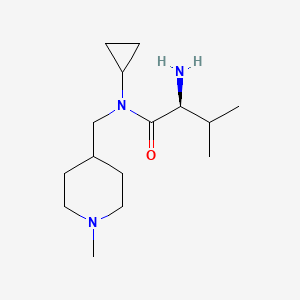 (S)-2-Amino-N-cyclopropyl-3-methyl-N-(1-methyl-piperidin-4-ylmethyl)-butyramide