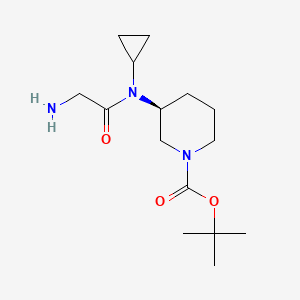 (S)-3-[(2-Amino-acetyl)-cyclopropyl-amino]-piperidine-1-carboxylic acid tert-butyl ester