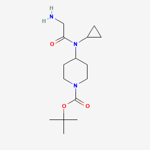 4-[(2-Amino-acetyl)-cyclopropyl-amino]-piperidine-1-carboxylic acid tert-butyl ester