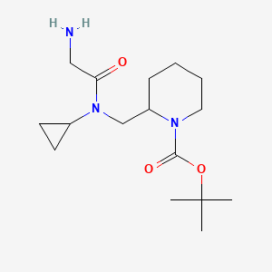 2-{[(2-Amino-acetyl)-cyclopropyl-amino]-methyl}-piperidine-1-carboxylic acid tert-butyl ester