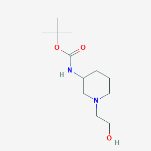 molecular formula C12H24N2O3 B7914966 [1-(2-Hydroxy-ethyl)-piperidin-3-yl]-carbamic acid tert-butyl ester 