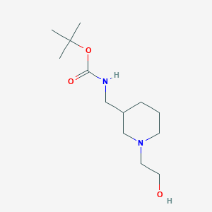 [1-(2-Hydroxy-ethyl)-piperidin-3-ylmethyl]-carbamic acid tert-butyl ester