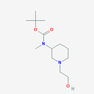 molecular formula C13H26N2O3 B7914987 [1-(2-Hydroxy-ethyl)-piperidin-3-yl]-methyl-carbamic acid tert-butyl ester 