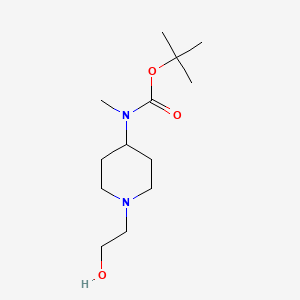 molecular formula C13H26N2O3 B7914988 [1-(2-Hydroxy-ethyl)-piperidin-4-yl]-methyl-carbamic acid tert-butyl ester 