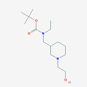 molecular formula C15H30N2O3 B7915021 Ethyl-[1-(2-hydroxy-ethyl)-piperidin-3-ylmethyl]-carbamic acid tert-butyl ester 