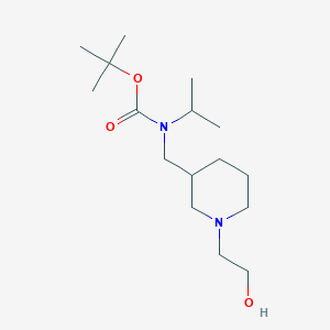 molecular formula C16H32N2O3 B7915050 [1-(2-Hydroxy-ethyl)-piperidin-3-ylmethyl]-isopropyl-carbamic acid tert-butyl ester 