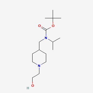 molecular formula C16H32N2O3 B7915056 [1-(2-Hydroxy-ethyl)-piperidin-4-ylmethyl]-isopropyl-carbamic acid tert-butyl ester 