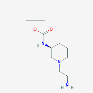 [(S)-1-(2-Amino-ethyl)-piperidin-3-yl]-carbamic acid tert-butyl ester