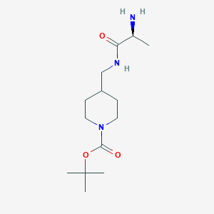 4-[((S)-2-Amino-propionylamino)-methyl]-piperidine-1-carboxylic acid tert-butyl ester