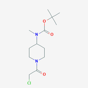 [1-(2-Chloro-acetyl)-piperidin-4-yl]-methyl-carbamic acid tert-butyl ester