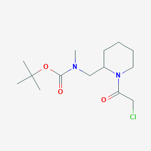 [1-(2-Chloro-acetyl)-piperidin-2-ylmethyl]-methyl-carbamic acid tert-butyl ester