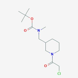 [1-(2-Chloro-acetyl)-piperidin-3-ylmethyl]-methyl-carbamic acid tert-butyl ester