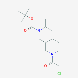 molecular formula C16H29ClN2O3 B7915228 [1-(2-Chloro-acetyl)-piperidin-3-ylmethyl]-isopropyl-carbamic acid tert-butyl ester 