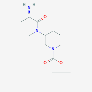 3-[((S)-2-Amino-propionyl)-methyl-amino]-piperidine-1-carboxylic acid tert-butyl ester