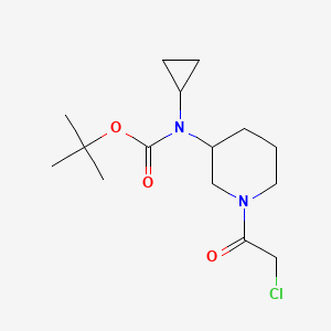 [1-(2-Chloro-acetyl)-piperidin-3-yl]-cyclopropyl-carbamic acid tert-butyl ester