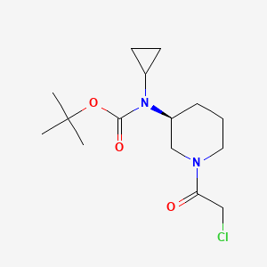 [(S)-1-(2-Chloro-acetyl)-piperidin-3-yl]-cyclopropyl-carbamic acid tert-butyl ester