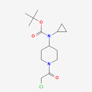 [1-(2-Chloro-acetyl)-piperidin-4-yl]-cyclopropyl-carbamic acid tert-butyl ester