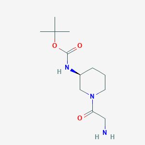 [(S)-1-(2-Amino-acetyl)-piperidin-3-yl]-carbamic acid tert-butyl ester