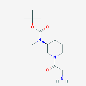 [(S)-1-(2-Amino-acetyl)-piperidin-3-yl]-methyl-carbamic acid tert-butyl ester