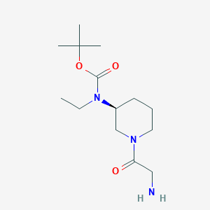 [(S)-1-(2-Amino-acetyl)-piperidin-3-yl]-ethyl-carbamic acid tert-butyl ester