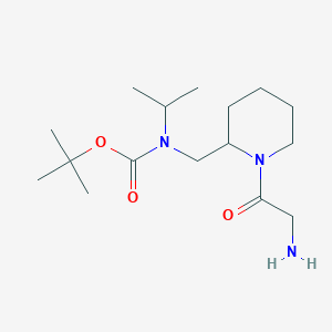 molecular formula C16H31N3O3 B7915358 [1-(2-Amino-acetyl)-piperidin-2-ylmethyl]-isopropyl-carbamic acid tert-butyl ester 