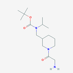 molecular formula C16H31N3O3 B7915366 [1-(2-Amino-acetyl)-piperidin-3-ylmethyl]-isopropyl-carbamic acid tert-butyl ester 