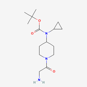 [1-(2-Amino-acetyl)-piperidin-4-yl]-cyclopropyl-carbamic acid tert-butyl ester