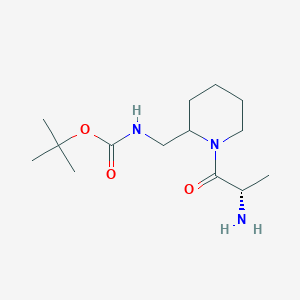 [1-((S)-2-Amino-propionyl)-piperidin-2-ylmethyl]-carbamic acid tert-butyl ester