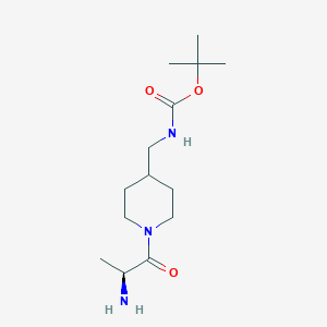 [1-((S)-2-Amino-propionyl)-piperidin-4-ylmethyl]-carbamic acid tert-butyl ester