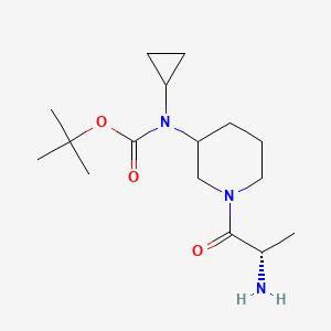 molecular formula C16H29N3O3 B7915454 [1-((S)-2-Amino-propionyl)-piperidin-3-yl]-cyclopropyl-carbamic acid tert-butyl ester 