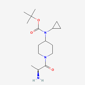 [1-((S)-2-Amino-propionyl)-piperidin-4-yl]-cyclopropyl-carbamic acid tert-butyl ester