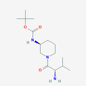 [(S)-1-((S)-2-Amino-3-methyl-butyryl)-piperidin-3-yl]-carbamic acid tert-butyl ester