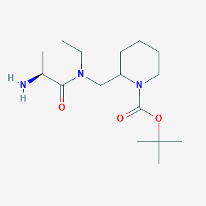 2-{[((S)-2-Amino-propionyl)-ethyl-amino]-methyl}-piperidine-1-carboxylic acid tert-butyl ester