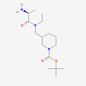 3-{[((S)-2-Amino-propionyl)-ethyl-amino]-methyl}-piperidine-1-carboxylic acid tert-butyl ester