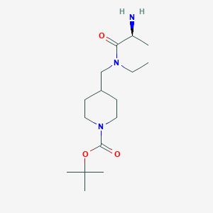 4-{[((S)-2-Amino-propionyl)-ethyl-amino]-methyl}-piperidine-1-carboxylic acid tert-butyl ester