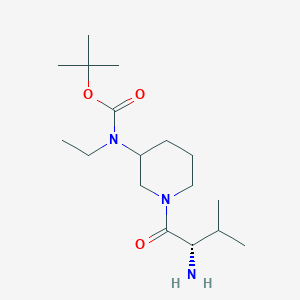 [1-((S)-2-Amino-3-methyl-butyryl)-piperidin-3-yl]-ethyl-carbamic acid tert-butyl ester