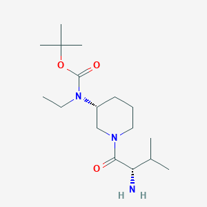 [(R)-1-((S)-2-Amino-3-methyl-butyryl)-piperidin-3-yl]-ethyl-carbamic acid tert-butyl ester