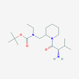 [1-((S)-2-Amino-3-methyl-butyryl)-piperidin-2-ylmethyl]-ethyl-carbamic acid tert-butyl ester