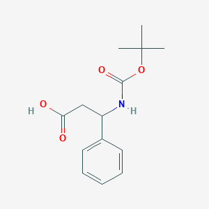 molecular formula C14H19NO4 B079156 3-(Boc-氨基)-3-苯基丙酸 CAS No. 14676-01-8